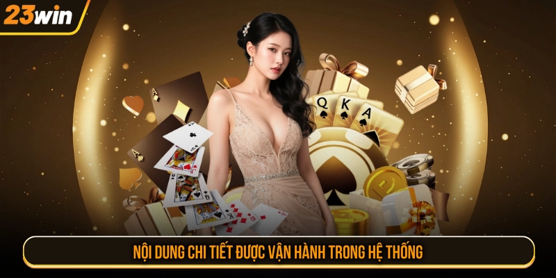 Nội dung chi tiết được vận hành trong hệ thống